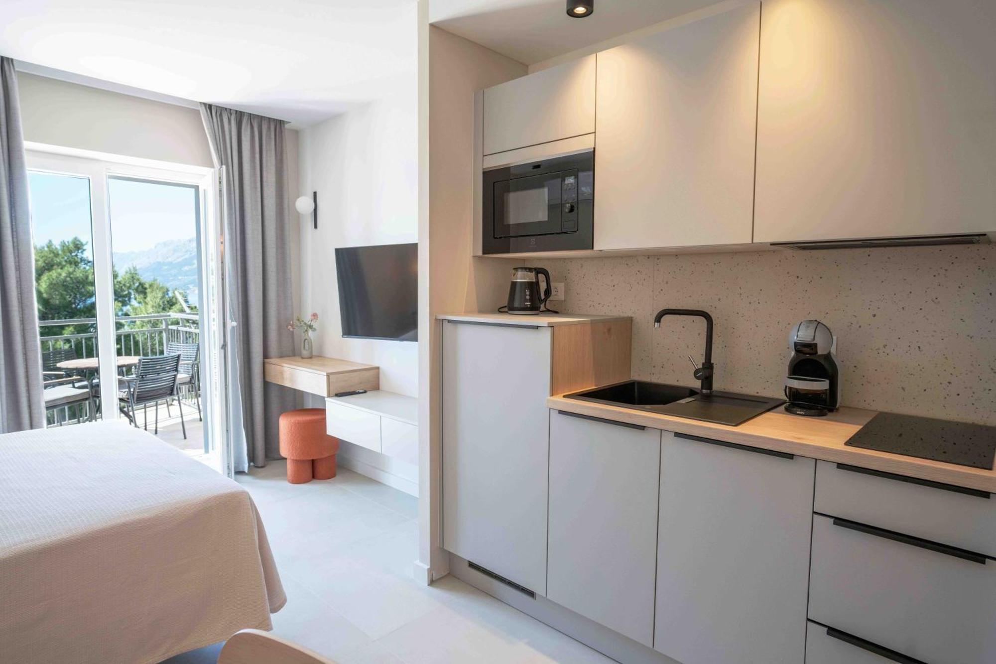 Sea View Apartment Gin Brela Esterno foto