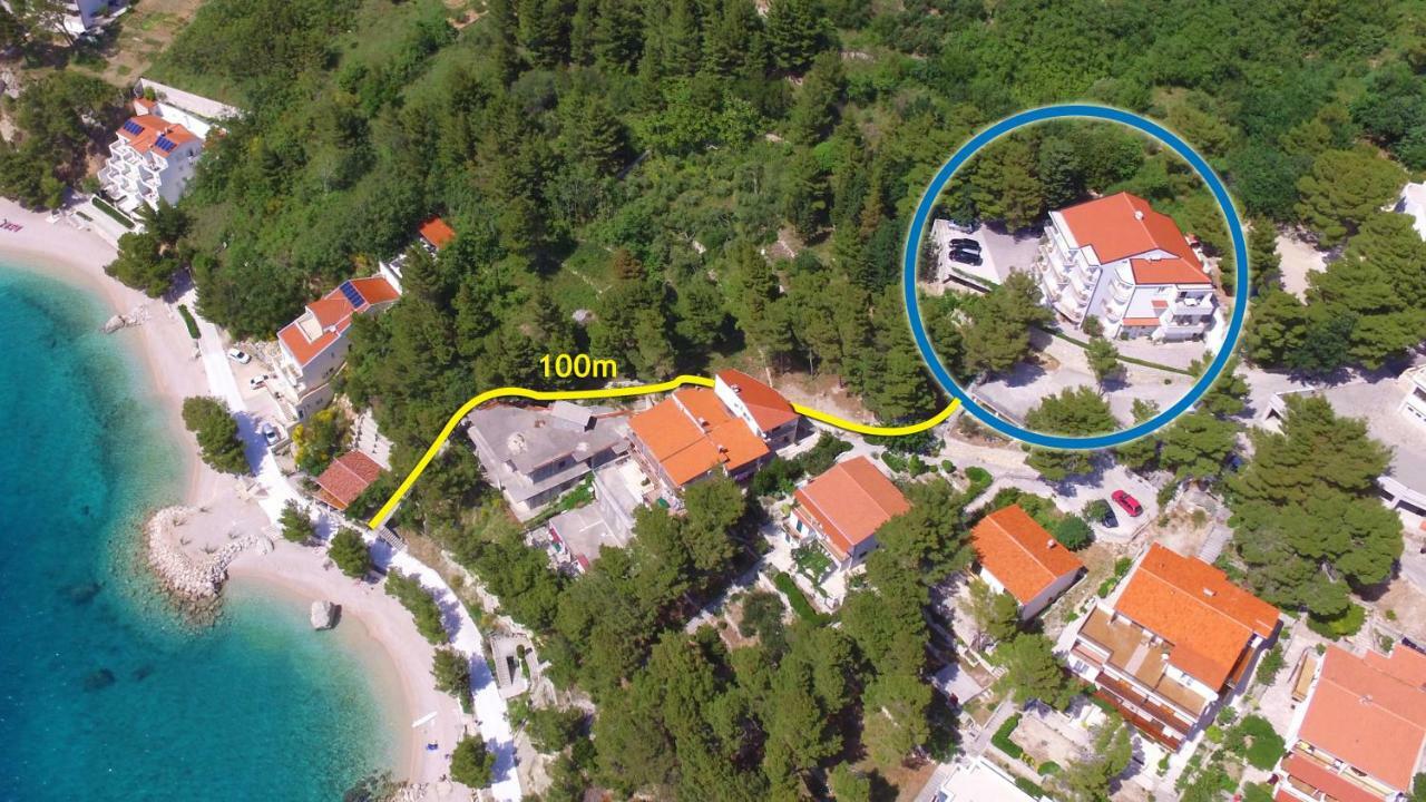 Sea View Apartment Gin Brela Esterno foto